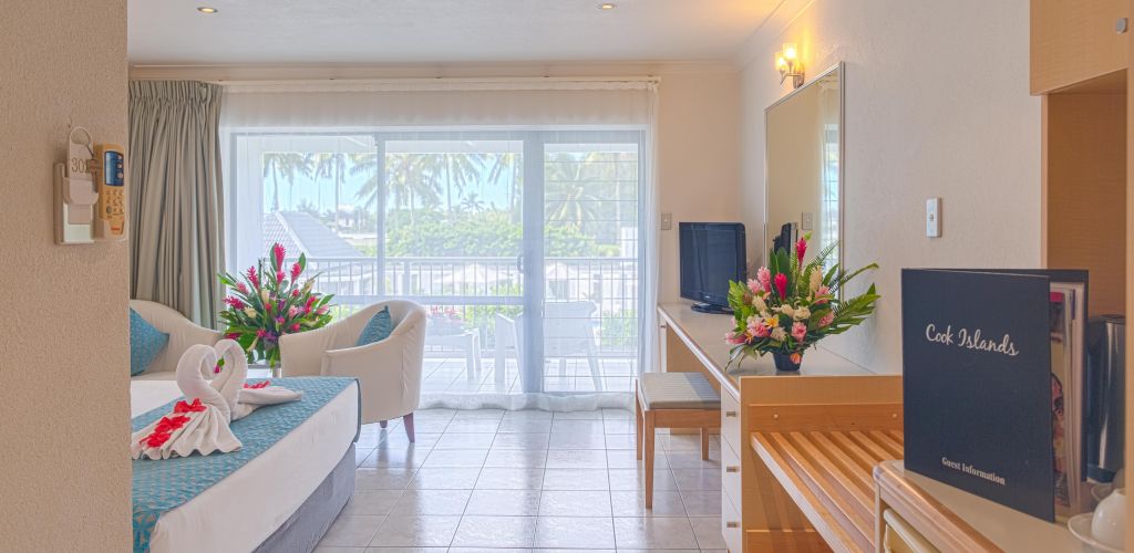 Hotel Muri Beach Club Hotel Rarotonga - Zimmer mit Poolblick - Cook Inseln