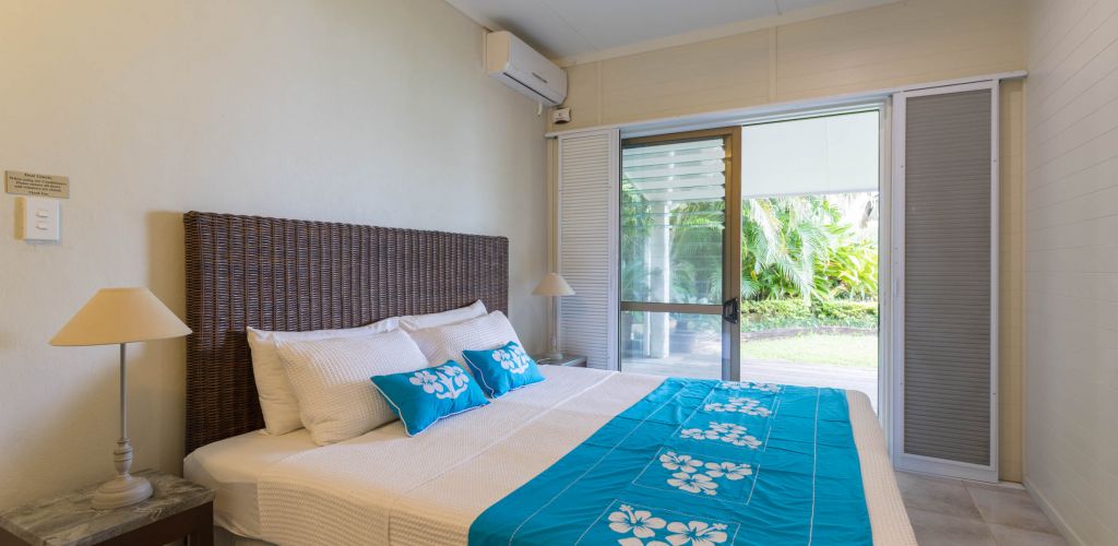 Hotel Muri Beach Villa Rarotonga - Schlafzimmer Innenansicht - Cook Inseln