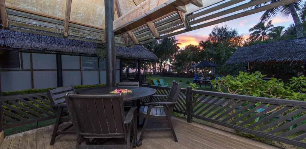 Hotel Lagoon Breeze Villas Rarotonga - Terrasse - Cook Inseln