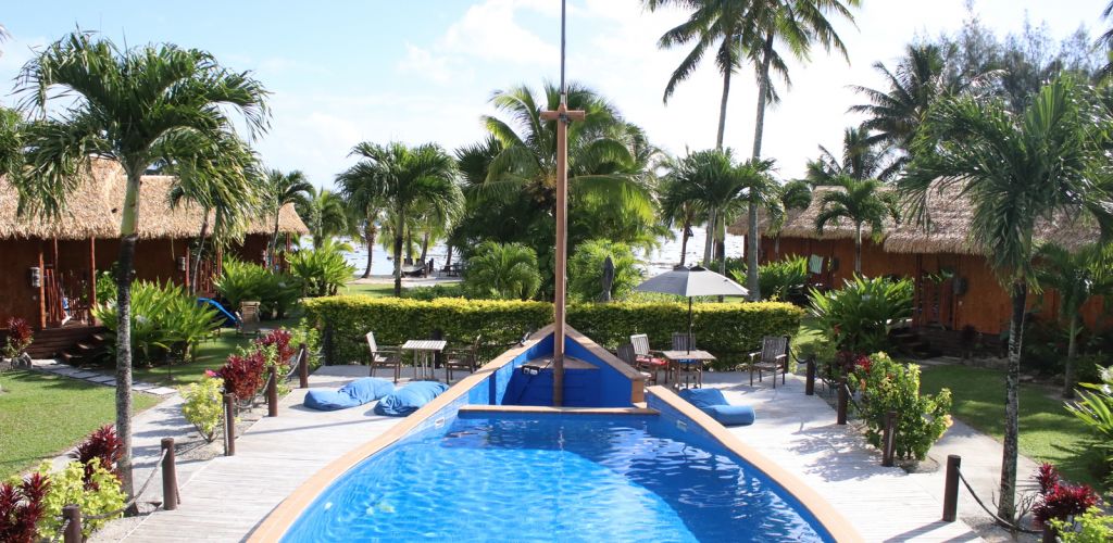 Hotel Magic Reef Bungalows Rarotonga - Pool - Cook Inseln