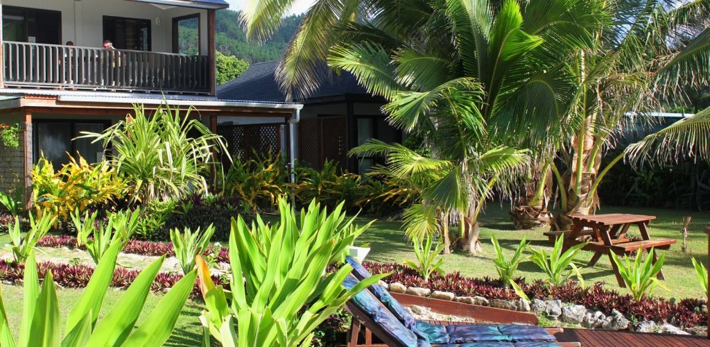 Hotel Muri Beach Resort Rarotonga - Terrasse - Cook Inseln