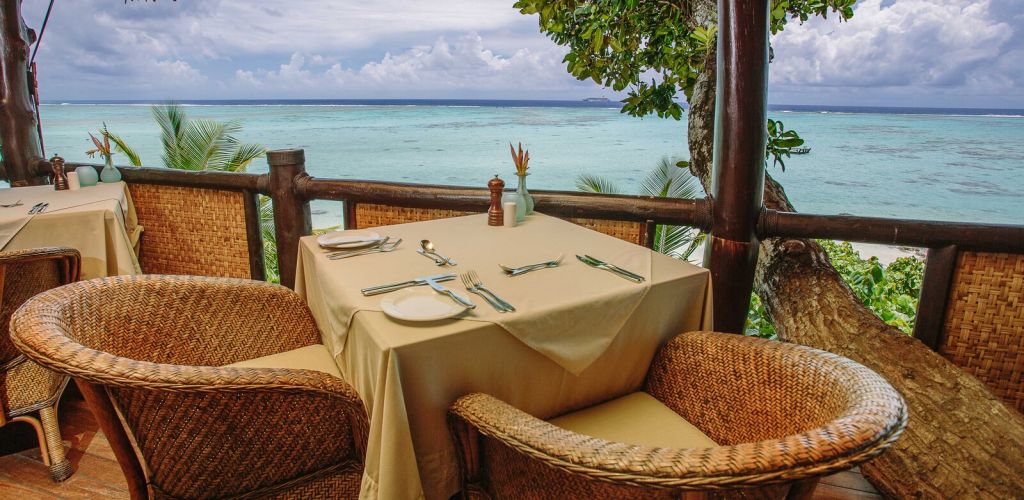 Hotel Pacific Resort Aitutaki - Panoramablick - Cook Inseln