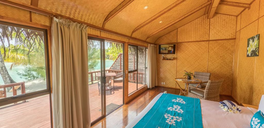 Hotel Aitutaki Lagoon Resort - Strandbungalow Innenansicht - Cook Inseln