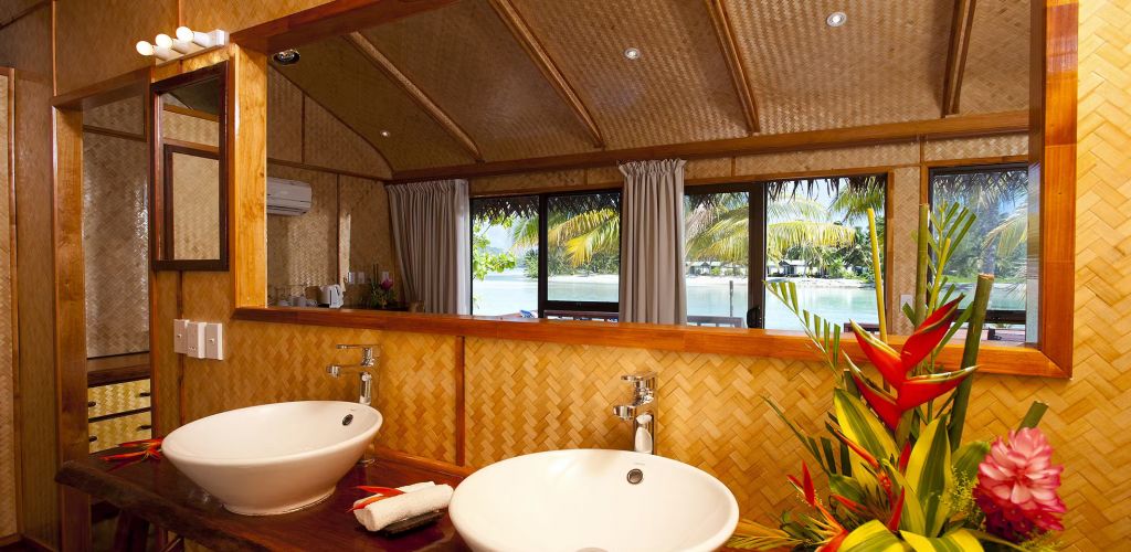 Hotel Aitutaki Lagoon Resort - Badezimmer - Cook Inseln