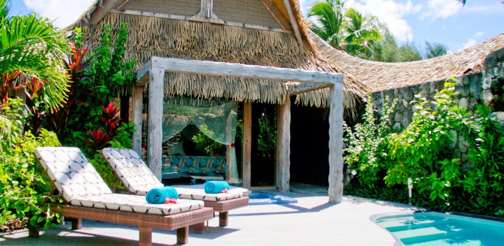 Hotel Aitutaki Escape - Poolbereich - Cook Inseln