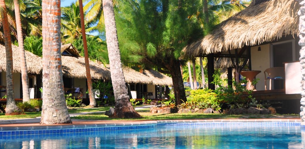 Hotel Tamanu Beach Resort Aitutaki - Gartenbungalow - Cook Inseln