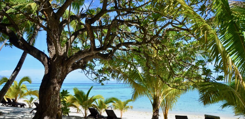 Hotel Tamanu Beach Resort Aitutaki - Strand - Cook Inseln