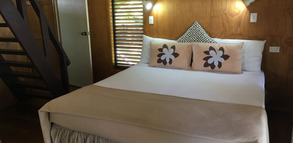 Pension Aitutaki Beach Villas - Schlafzimmer - Cook Inseln