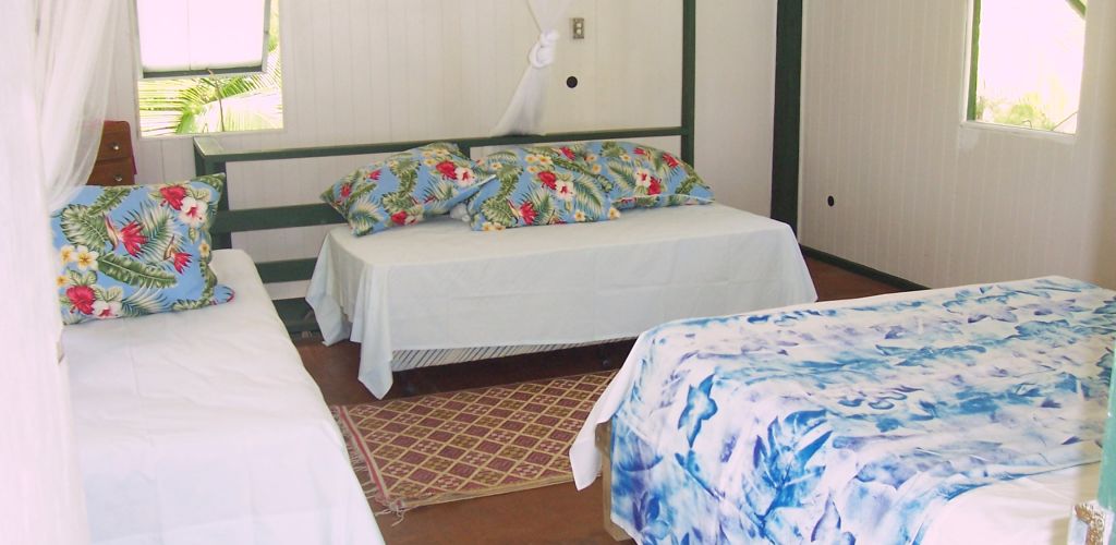 Pension McBirney's House Aitutaki - Schlafzimmer - Cook Inseln