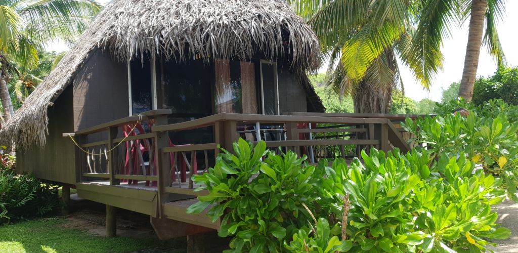 Pension Paradise Cove Lodges Aituatki - Gartensuite Bungalow - Cook Inseln