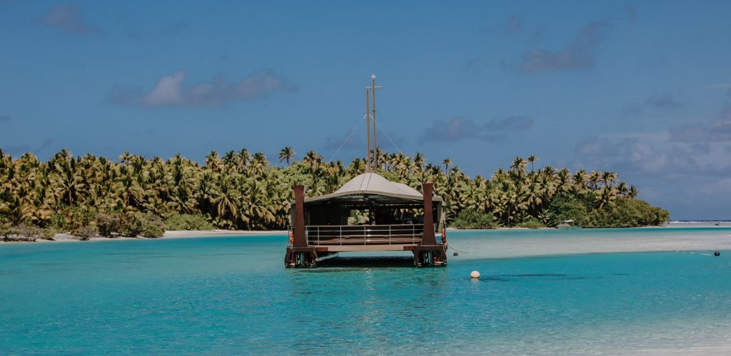 Ausflug Tagesausflug Aitutaki - Luftaufnahme Insel Aitutaki - Cook Inseln