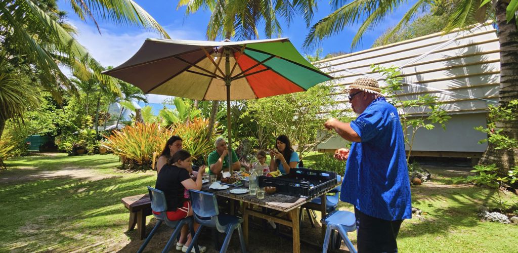 Ausflug Inselrundfahrt Rarotonga - Erfrischungspause - Cook Inseln