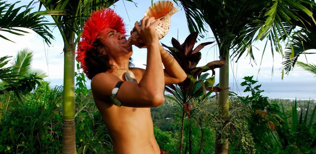 Ausflug Highland Paradise Cultural Centre Rarotonga - Krieger - Cook Inseln