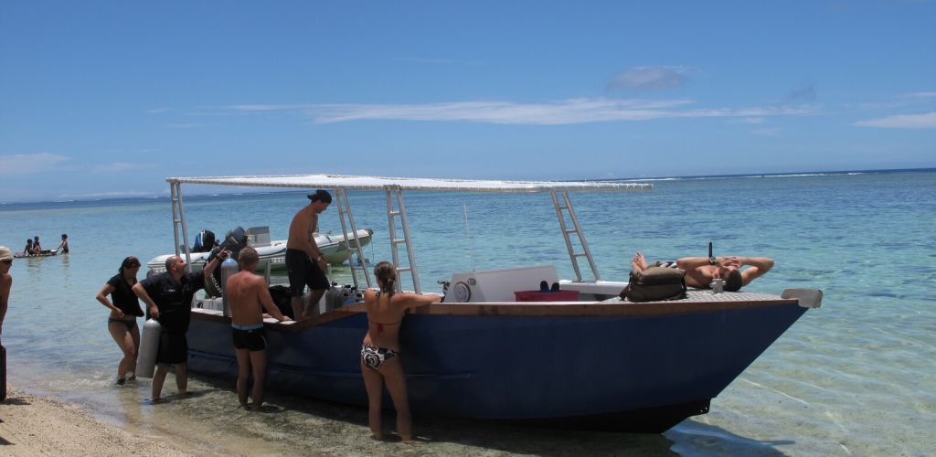 Ausflug Pacific Divers Rarotonga - Boot - Cook Inseln