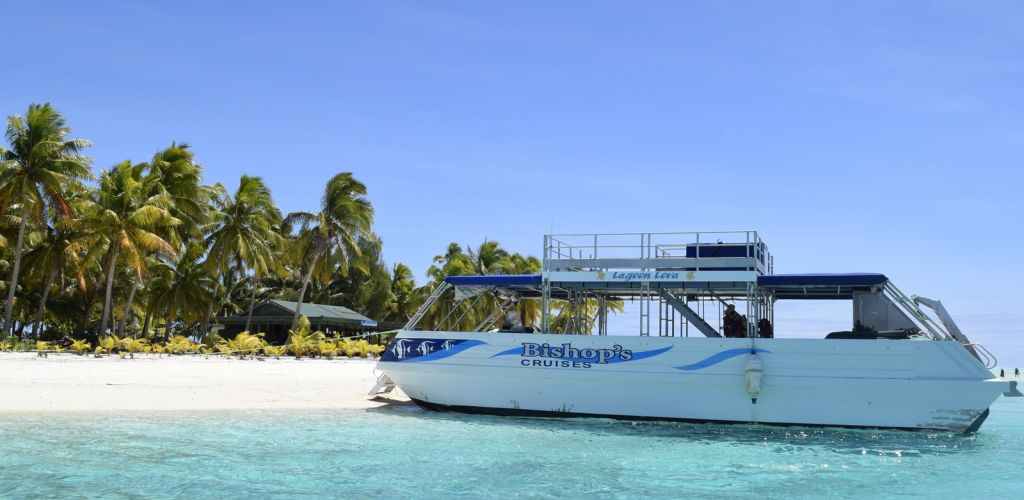 Ausflug Bishops Lagunenkreuzfahrt Aitutaki - Schiff - Cook Inseln