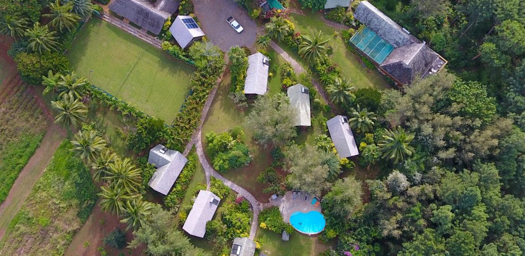 Pension Atiu Villas - Luftaufnahme - Cook Inseln