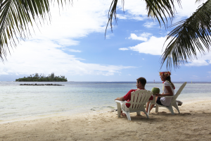 Heiraten in Französisch Polynesien - Paar am Strand - Französisch Polynesien