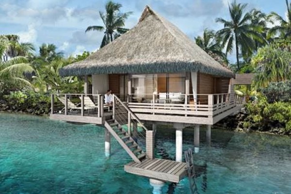 Hotel Intercontinental Tahiti - Überwasserbungalow - Tahiti