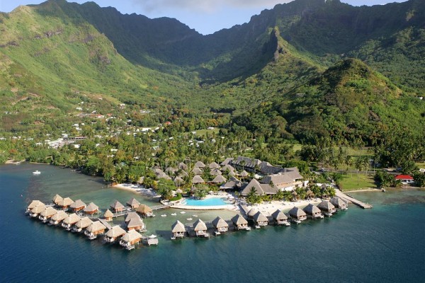 Hotel Manava Beach Resort & Spa Moorea - Überwasserbungalow - Tahiti