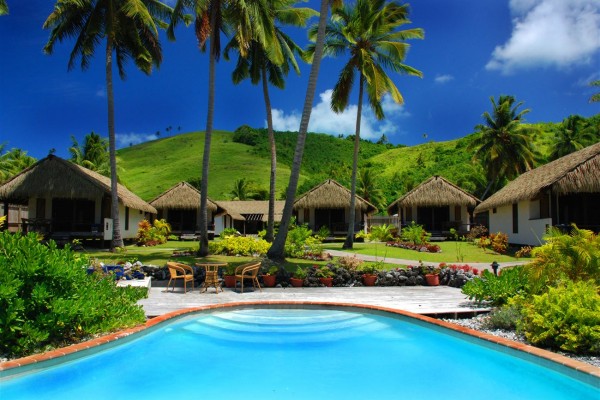 Hotel Tamanu Beach Resort Aitutaki - 1 Schlafzimmer Villa und Pool - Cook Inseln