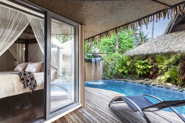 Hotel Rumours Luxury Villas & Spa Rarotonga - Strandvilla Pool - Cook Inseln