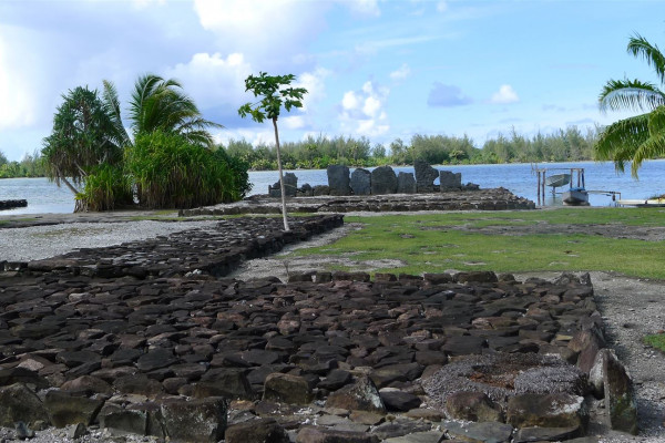 Ausflug Heilige Stätten und legendäre Orte Huahine - Steine - Tahiti