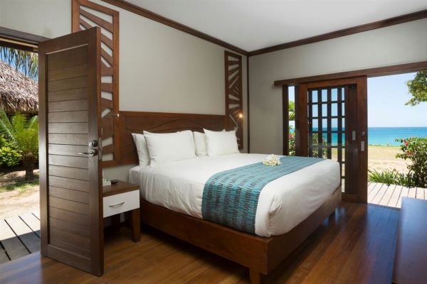 Hotel Yatule Resort & Spa Viti Levu - Beachfront Bure Innenansicht - Fiji