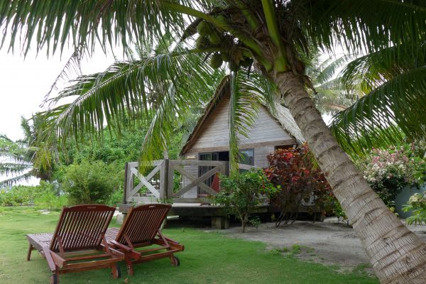 Pension Moana Lodge Huahine - Garten - Tahiti