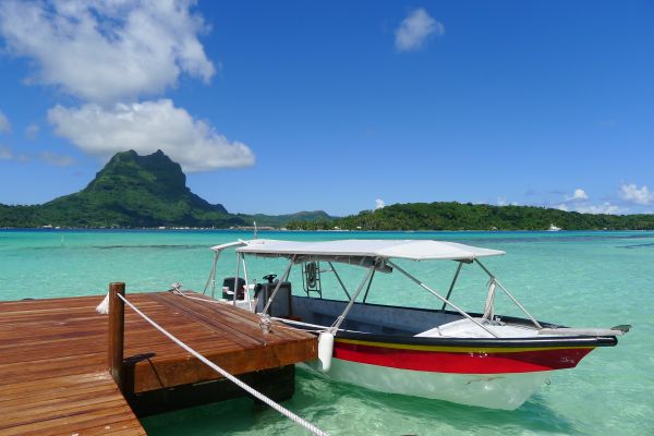 Ausflug Lagunensafari mit Haien & Rochen Bora Bora - Boot - Tahiti