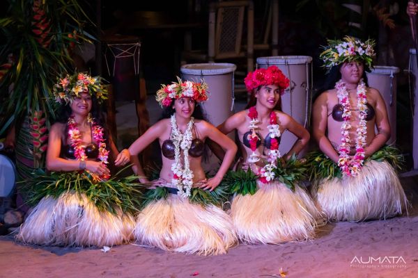 Moorea Ausflug Show Abend Tiki Village - Tänzerinnen - Tahiti