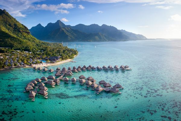 Hotel Hilton Moorea - Luftaufnahme - Tahiti