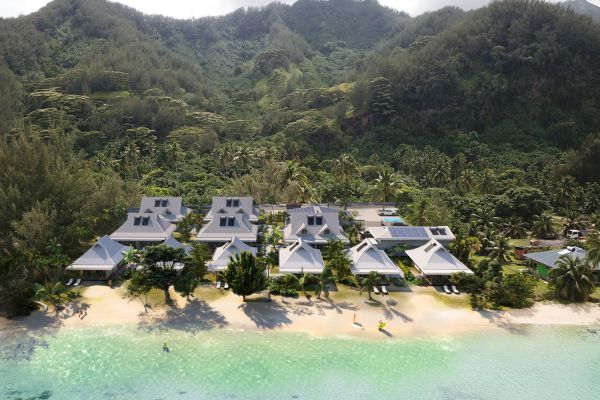Hotel Niu Beach Moorea - Luftaufnahme - Tahiti
