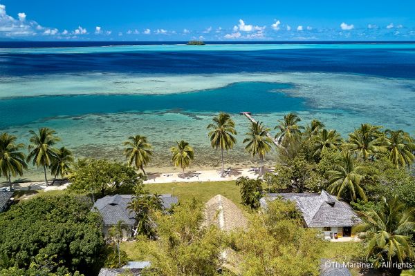 Hotel Atiapiti Raiatea - Luftaufnahme - Tahiti