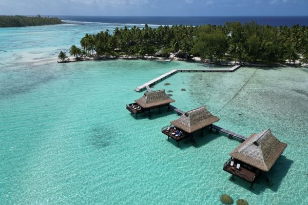 Hotel Vahine Private Island Taha'a - Überwasserbungalows - Tahiti