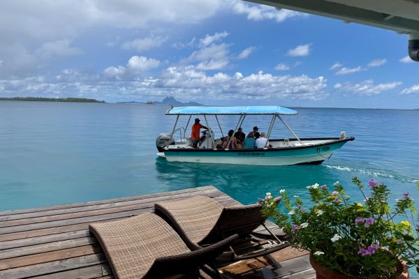 Pension Au Phil du Temps Taha'a - Bootsanleger - Tahiti
