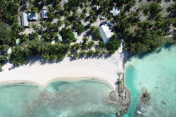 Pension Aito Motel Colette Tikehau - Luftaufnahme - Tahiti