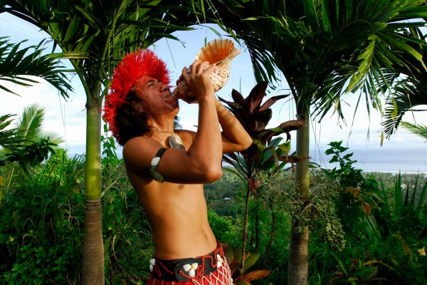 Ausflug Highland Paradise Cultural Centre Rarotonga - Krieger - Cook Inseln