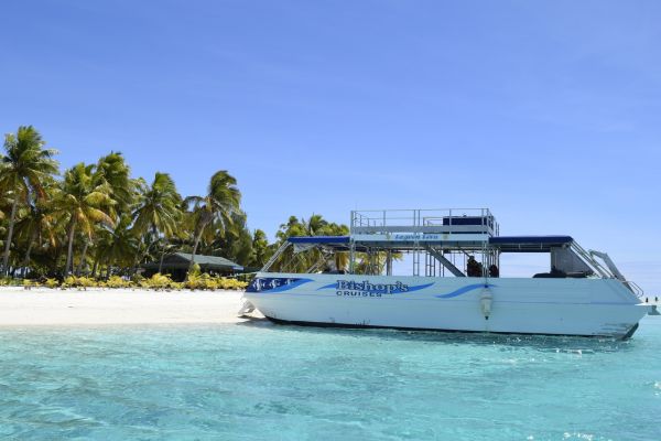 Ausflug Bishops Lagunenkreuzfahrt Aitutaki - Schiff - Cook Inseln