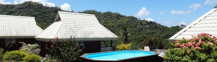 Pension Temetiu Village Hiva Oa - Pool - Tahiti