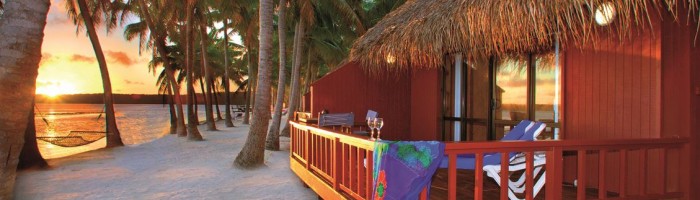 Hotel Aitutaki Lagoon Resort - Deluxe Strandbungalow Aussenansicht - Cook Inseln