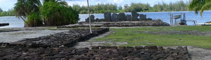 Ausflug Heilige Stätten und legendäre Orte Huahine - Steine - Tahiti