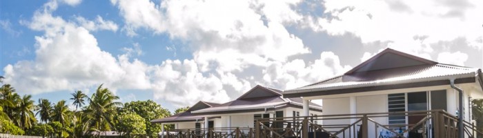 Pension Va'a i te Moana Rangiroa - Bungalows Aussenansicht - Tahiti