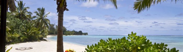 Hotel Sea Change Villas Rarotonga - Strandvilla Ausblick - Cook Inseln