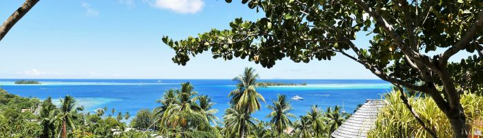 Bed & Breakfast Bora Bora Holidays Lodge - Aussicht - Tahiti