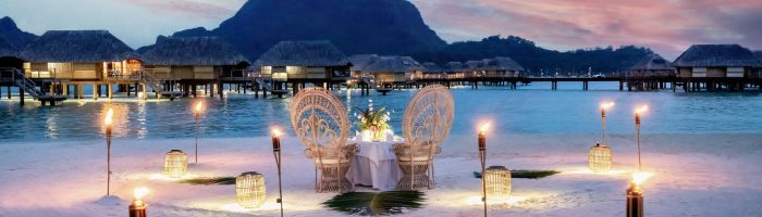 Hotel Le Bora Bora by Pearl Resorts - romantisches Dinner - Tahiti