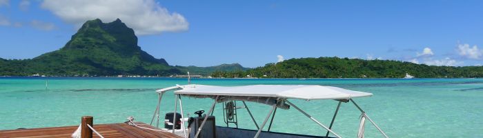 Ausflug Lagunensafari mit Haien & Rochen Bora Bora - Boot - Tahiti