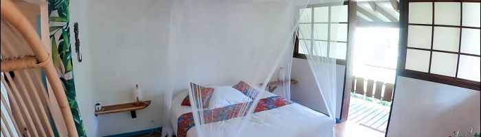 Pension Fare Oviri Lodge Raiatea - Innenansicht Zimmer - Tahiti
