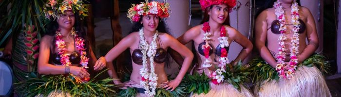 Moorea Ausflug Show Abend Tiki Village - Tänzerinnen - Tahiti
