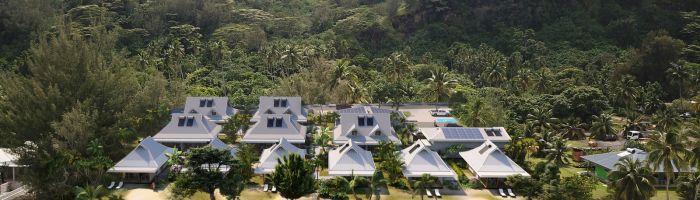 Hotel Niu Beach Moorea - Luftaufnahme - Tahiti