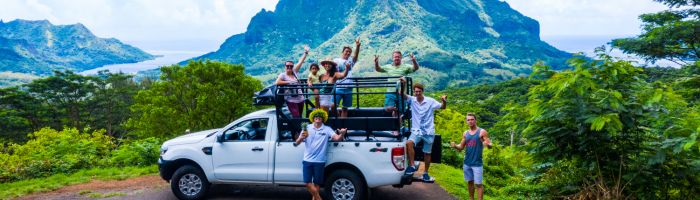 Moorea Ausflug Safari im Geländewagen - Geländewagen - Tahiti
